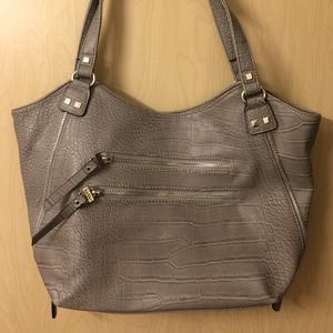 Nicole Miller Taupe Purse and Wristlet